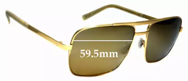 SFx Replacement Sunglass Lenses fits Maui Jim Compass MJ714 - 59mm Wide