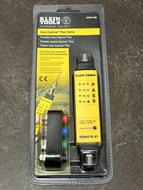 Klein Tools VDV512-058 Coax Explorer® Plus Tester