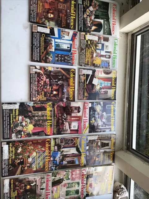Colonial Homes Magazine 1980's Lot 15 Vintage Colonial Homes Magazine 1980's Lot 15 Vintage