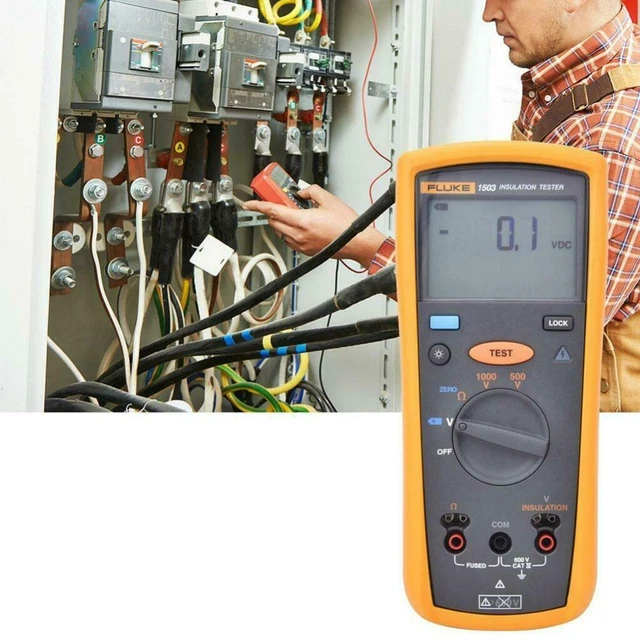 FLUKE 1503 DIGITALER Isolationswiderstandstester MegOhm Megger