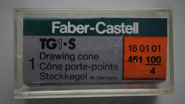 Original Faber-Castell Zeichenkegel  1,0 mm NEU/OVP
