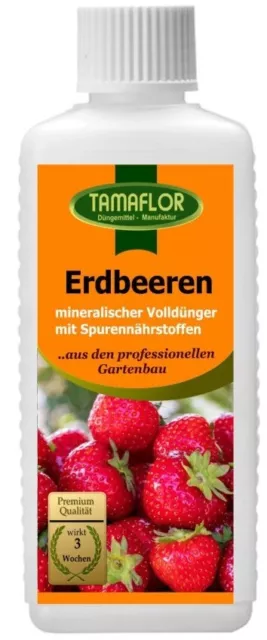 Erdbeeren Dünger zum auflösen in Wasser 250 Liter wirkt sofort. NPK Volldünger