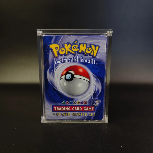 POKÉMON ACRYLIC DISPLAY Case for WOTC Pokemon TCG Theme Deck Booster ...