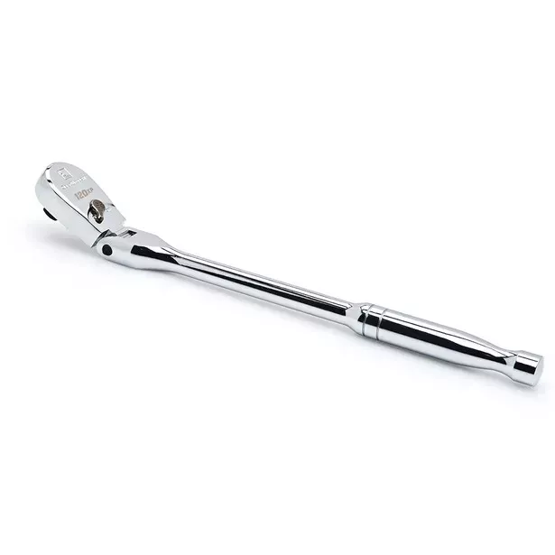 Gearwrench 1/2Inch Drive 120Xp Full Polish Teardrop Flex Head Ratchet 81306P