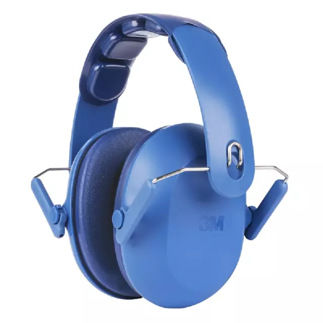 3M Hearing Protection PKIDSB Kids Green Blue Noise Reduction Hearing Ear Muffs