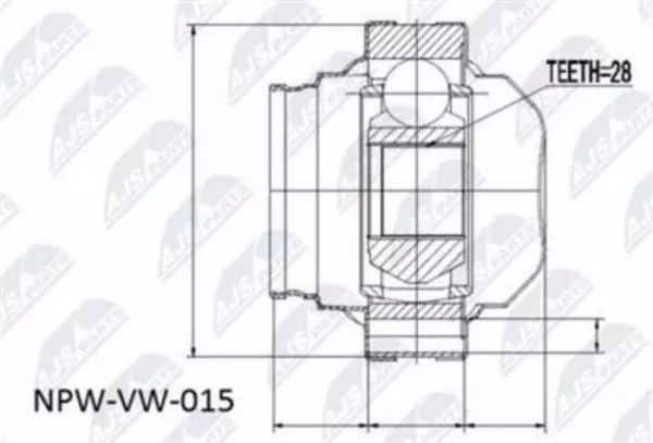 Set Rótulas Interior VW T5 1.9TDI / Izquierda Nuevo