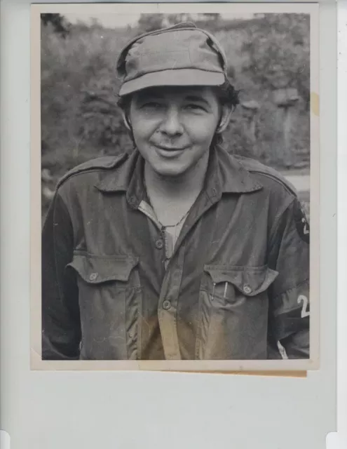 Cuban Revolution Rebel Raul Castro Vintage Original Photo Cuba Awesome