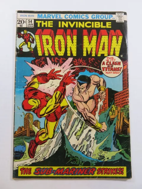 THE INVINCIBLE IRON MAN #54 January 1973 First appearance of Moondragon