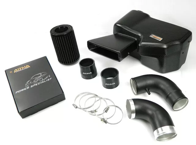ARMA Hyper-Flow Matt-Carbon Air-Intake-System, Airbox, Sportluftfilter-Set / Kit