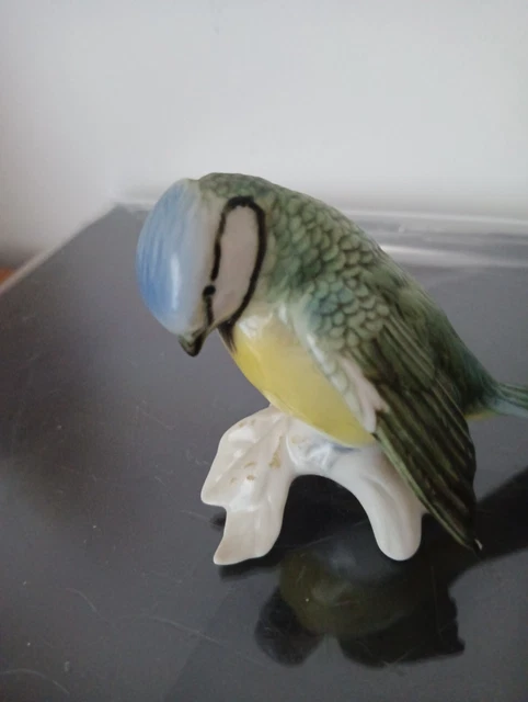 oiseau en porcelaine  de saxe