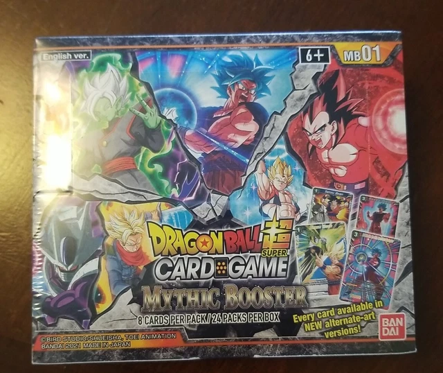 DRAGON BALL SUPER MYTHIC  Booster box 24 packs New Sealed MB01