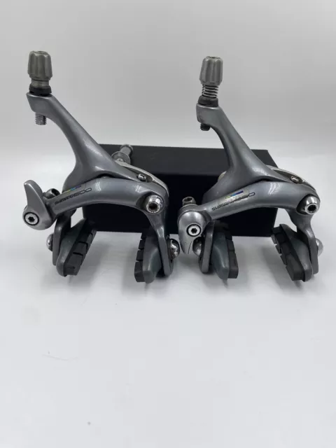 Shimano 600 SLR Tricolor Road Bike Brake Calipers Front Rear Set BR-6403 Japan