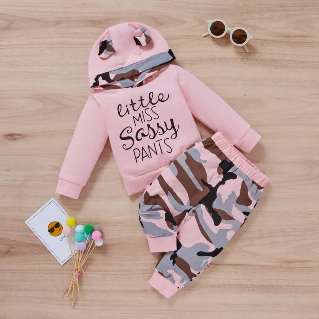Abbigliamento neonata bambina top floreale con cappuccio pantaloni abiti per bambini set tuta