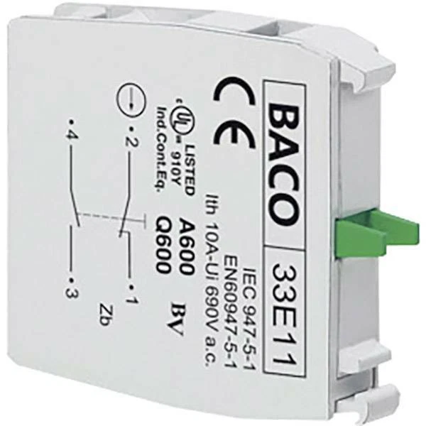 Baco 33e11 elemento di contatto 1 nc na momentaneo 600 v pz