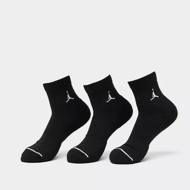 Calze CALZINI Confezione 3 Paia JORDAN EVERYDAY Max ALLA CAVIGLIA NERE