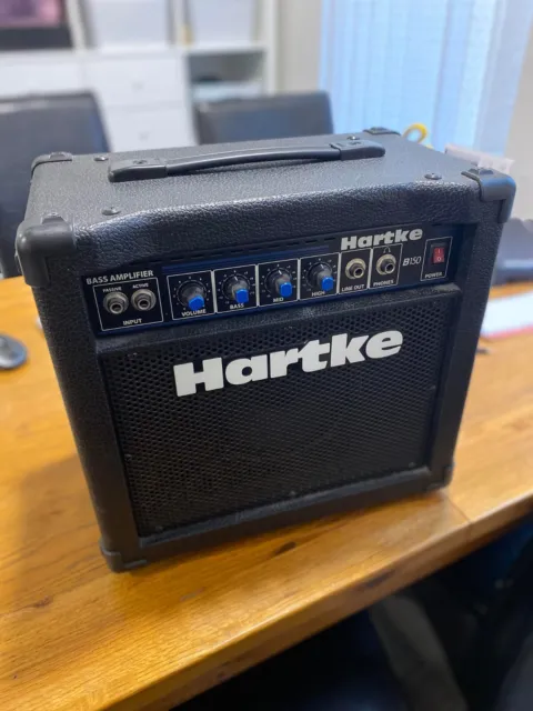 Hartke B150 15W Übungsbass Combo Verstärker passiv aktiver Vorverstärker Ausgang Verstärker In