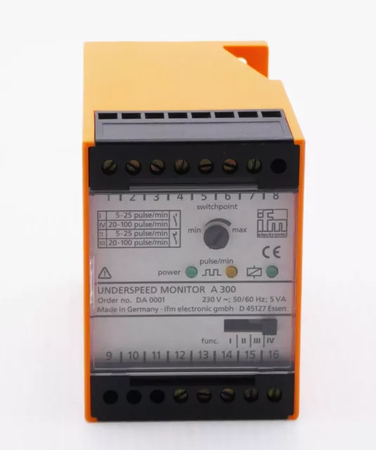 Ifm electronic ecomat200 A300  DA 0001 Stillstandswächter -unused/OVP- 3