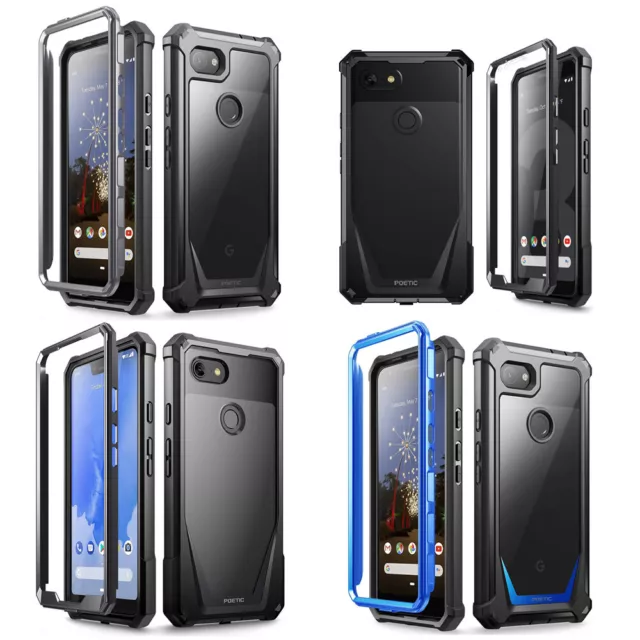 Poetic For Google Pixel 3a 3a XL 3 4 XL Case Shockproof with Screen Cover