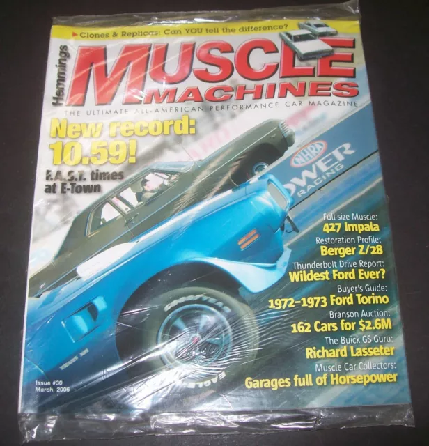 Hemmings Muscle Machines March 2006 Issue #30 Back Issue New/Sealed