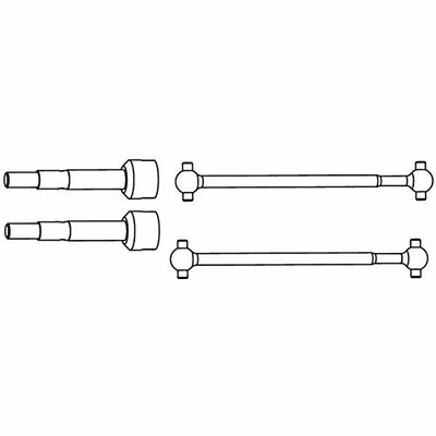 2 pezzi Carson x10eb attacco onde ANTERIORE CVD 500405348 