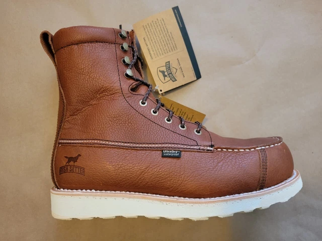 Bottes De Chasse Red Wing Irish Setter - Imperméables Gore-Tex, Camouflage, Taille 8.5 US