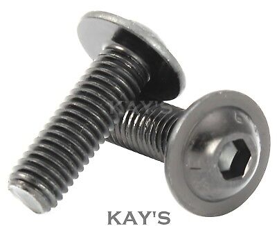 Pulsante M3 M4 VITE a Testa Esagonale Presa Allen Chiave Bulloni A4 Marine Grade INOX 