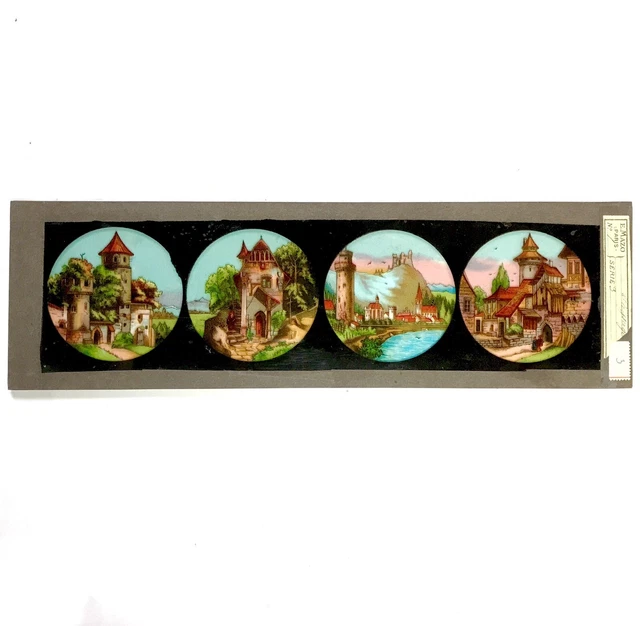 Plaques de verre photos pour Lanterne Magique - série de 10