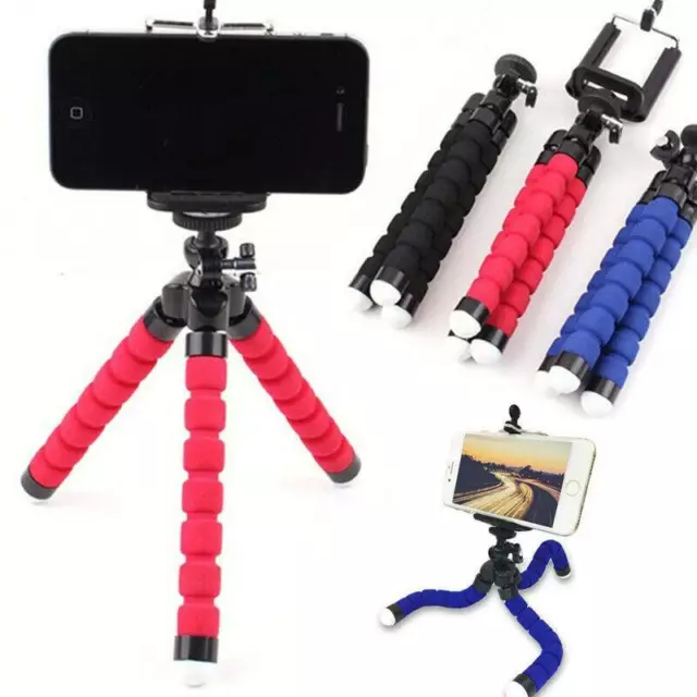 Universal Stativ Mini Smartphone Handy Stativ Tripod extrem flexibel Farbwahl ~~