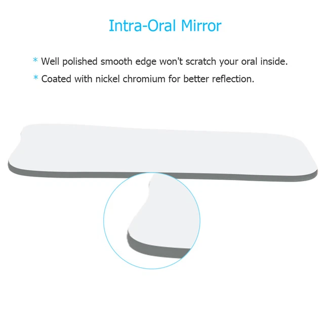 5x Dental Orthodontic Intraoral Photographic 2-sided Reflector Mirror ADS