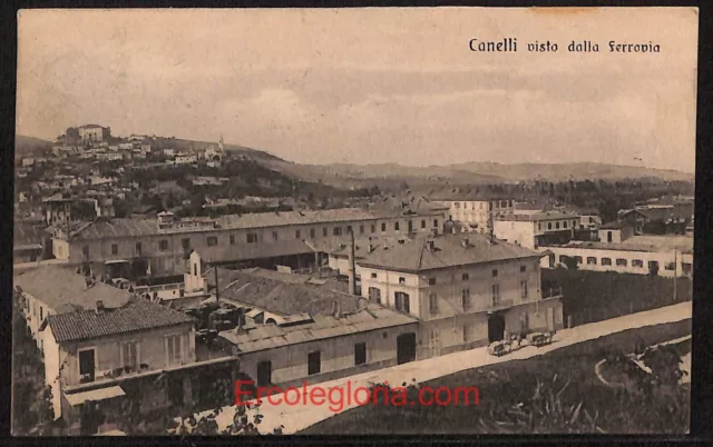ae0683 - CARTOLINA  D'EPOCA - Asti Provincia - Canelli   1916