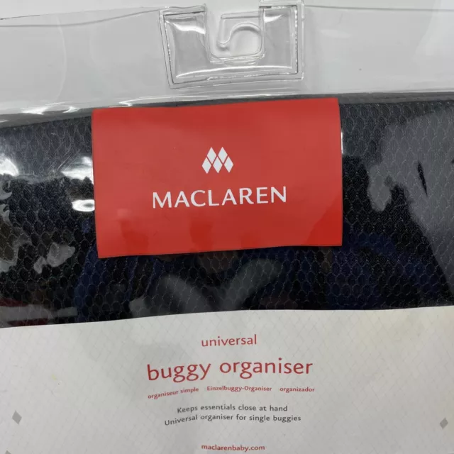 MACLAREN Stroller Organizer Single Buggy Universal Organiser Unused in Package 2