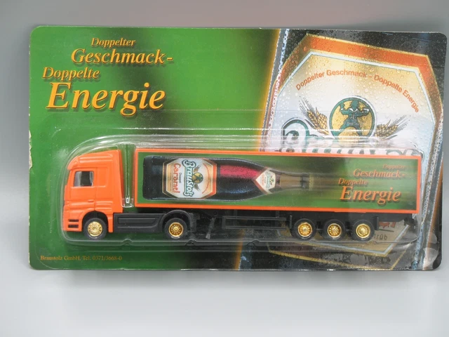 CAMION PUBLICITAIRE SEMI-REMORQUE Braustolz Doppelter Geschmack ...
