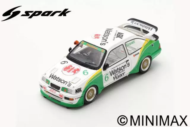 Miniature voiture auto 1 : 43 spark Ford Sierra RS500 Cosworth Macao Gravett