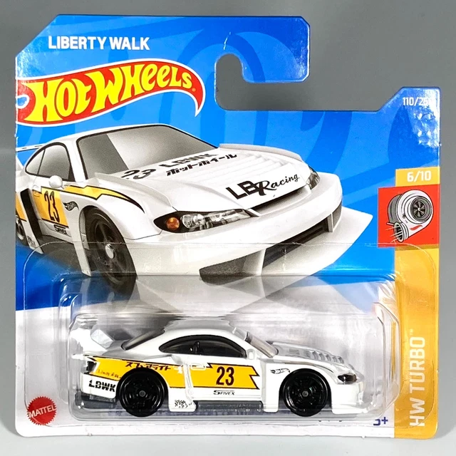 Hot Wheels – Nissan Silvia S15 LB Super Silhouette, Serie HW Turbo, Edición Liberty Walk 2022