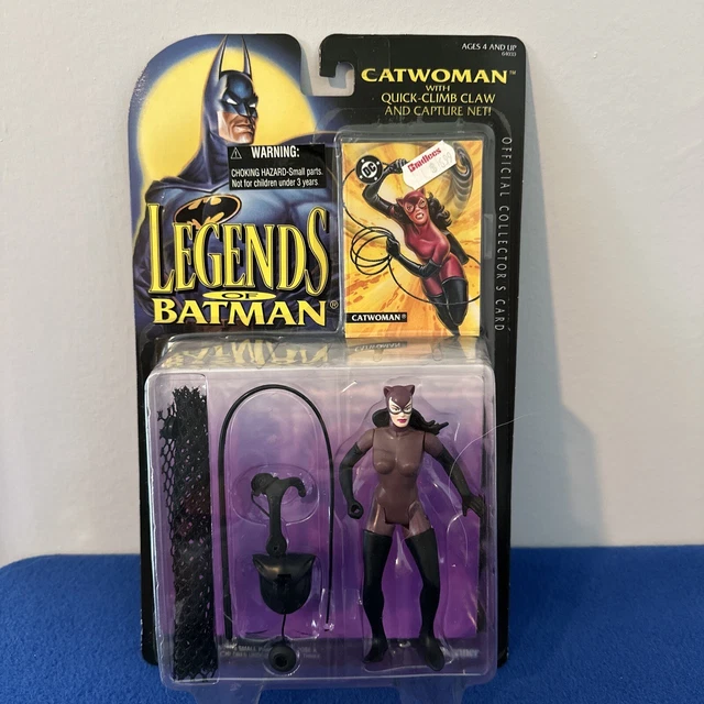Kenner 1994 Legends of Batman CATWOMAN with Quick-Climb Claw & Capture Net