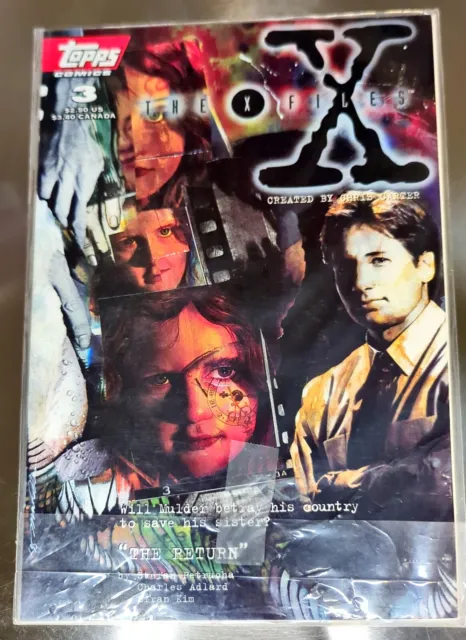 The X Files Comic Book Issue 3 Topps Comics 1995