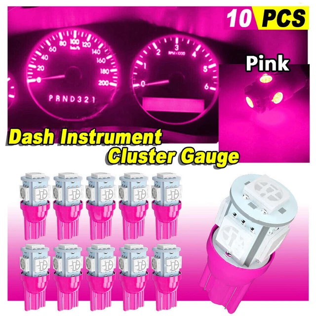 DASH INSTRUMENT CLUSTER Gauge Pink LEDs LIGHTS KIT Fits 9503 Ford