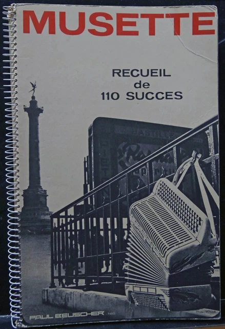 Partition 110 Succès Musette N°5 Accordéon - Recueil De Morceaux Traditionnels