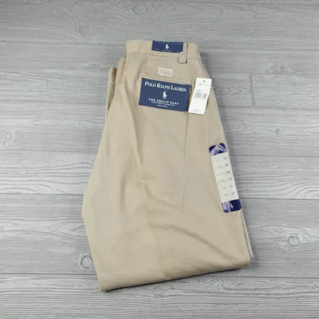 Polo Ralph Lauren The Philip Pant Classic Fit Khakis Pleated Men's Size 30x30