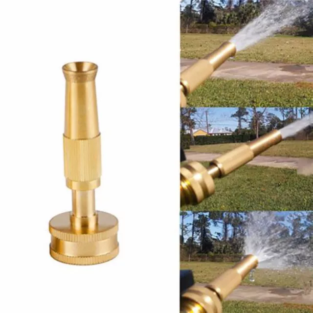 3" or 4" High Pressure Hose Spray Gun Brass Head Water Hose Tools Sprayer Nozzle