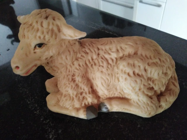 krippenfigur Schaf schön gestaltet,