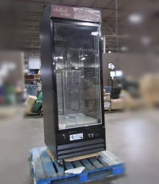 Avantco 28" Deep Black Single Glass Door Wine Merchandiser,  178GDW23BB