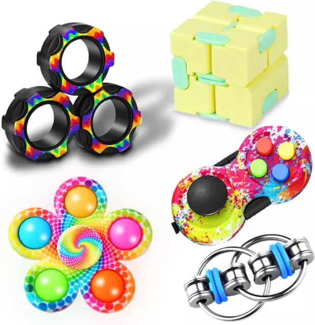 Fidget Toys Kids Adults Set Autism Sensory Stress Relief Spinner Gadget Toy Pack