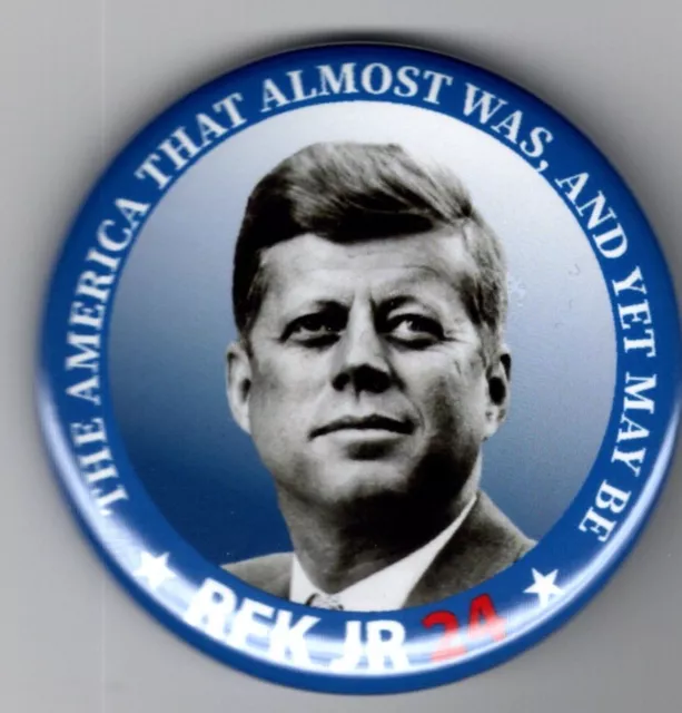 JFK JOHN F Kennedy Robert F Kennedy Jr President 2025 campaign button