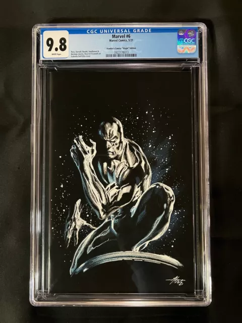 Marvel #6 CGC 9.8 (2021) - Frankie's Comics "Virgin" Edition - Silver Surfer