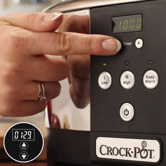 Crock-Pot SCCPBPP605-050 Slow Cooker/Digital Countdown Timer 3