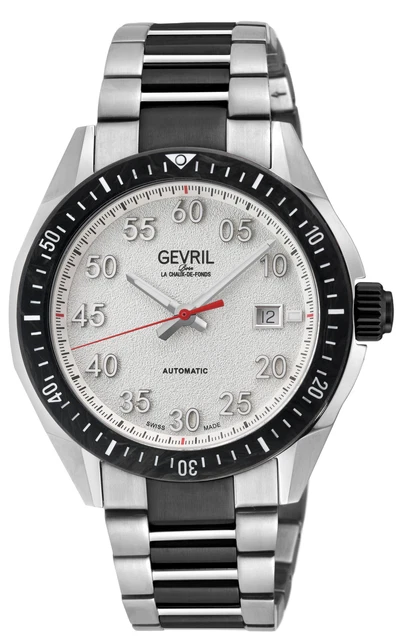 Tissot Orologio Automatico Uomo In Acciaio Inox E Pelle Marrone, Quadrante Bianco, Cassa 44mm, Impermeabile 660m, Modello T0554271601700