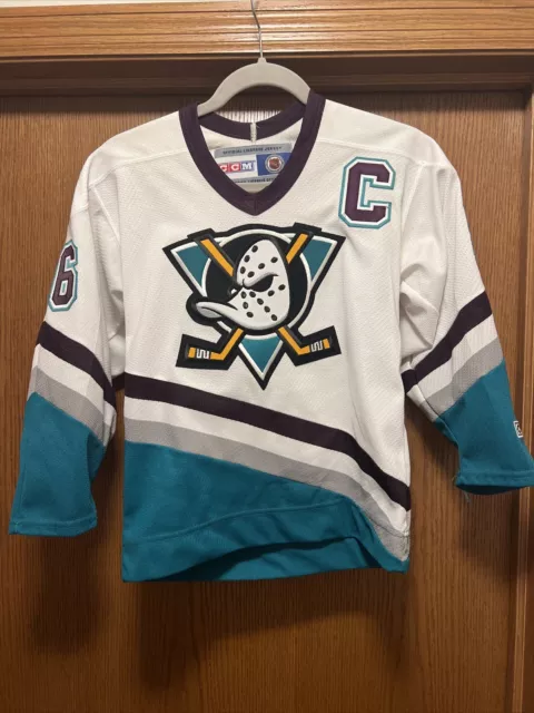 Anaheim Mighty Ducks CCM White Home Jersey Size 56 Tverdovsky Autographed &  Tags