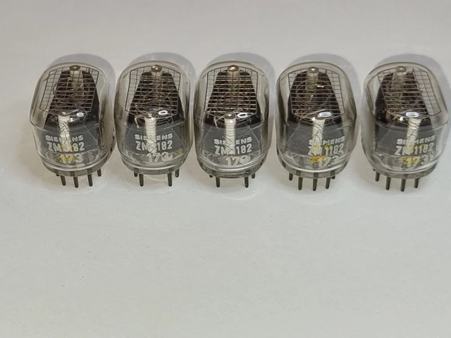 Tube Nixie ZM1186 Siemens - Composant électronique Vintage - Occasion Fonctionnel