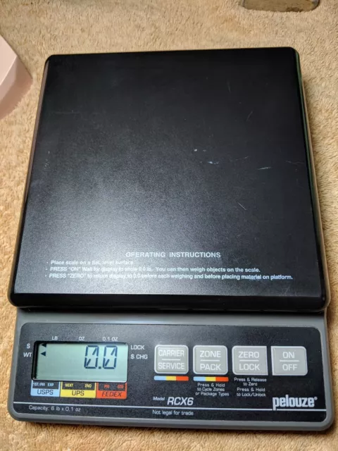 Pelouze Scale Model X2, Non-Digital Mail Postal Scale 2002 Rates Capacity  2lbs